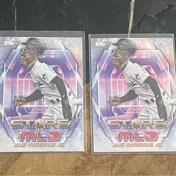 (9) Jazz Chisholm Jr Cards 22', 23', 24' Flordia Marlins MLB - Picture 7 of 10